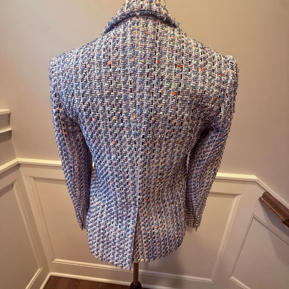 Generation Love SzXS Perfect Cond. Multicolor/Blue Tweed Blazer. Super cute. - Picture 3 of 6